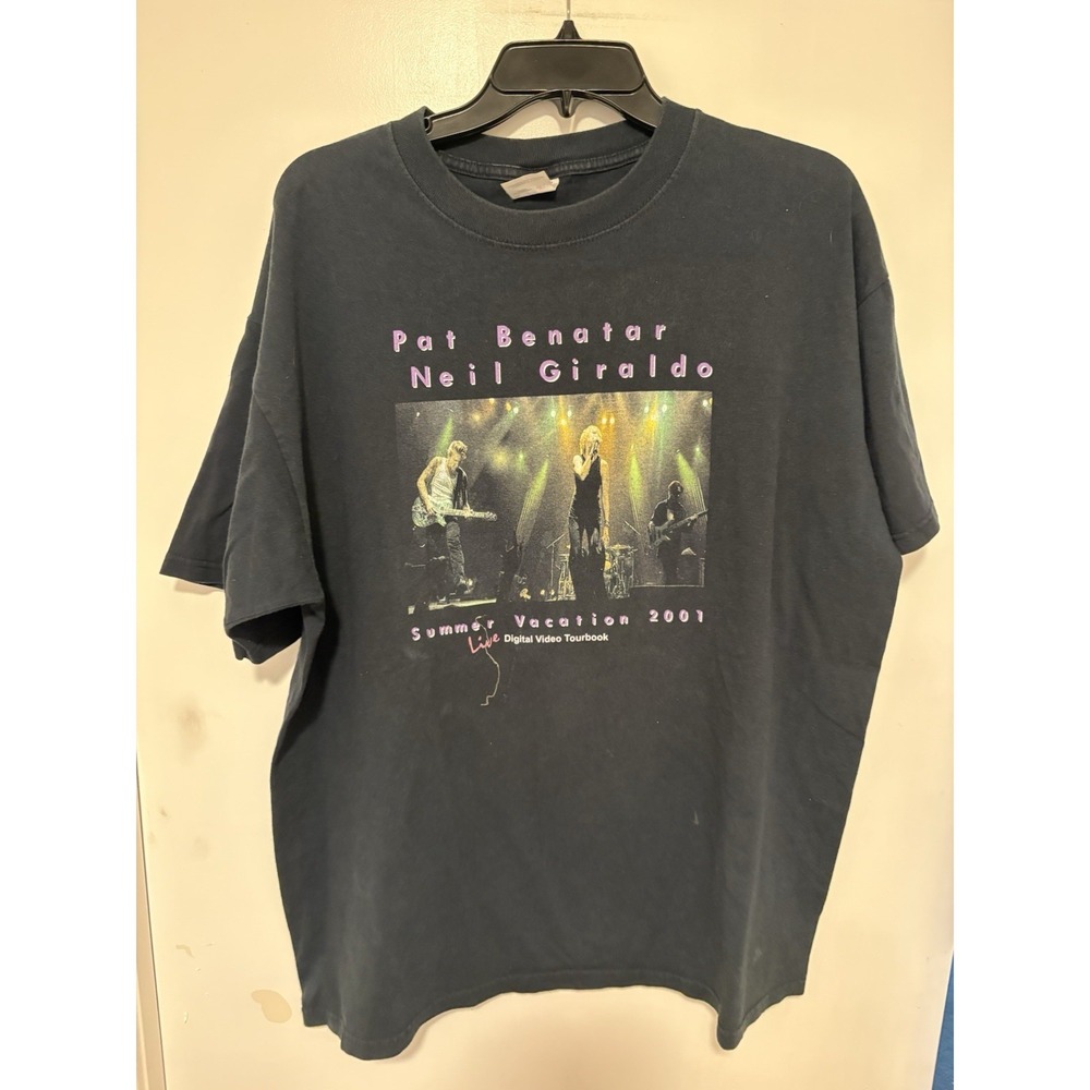 Vintage Y2K 2001 Pat Benetar Tour T-shirt Size XL